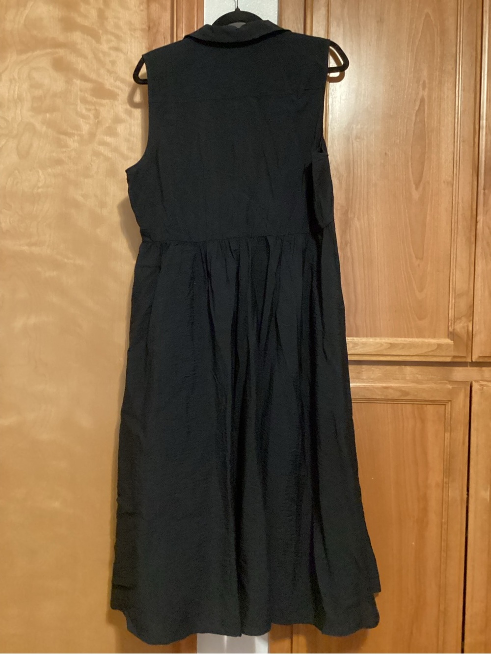 Torrid Black Sleeveless Collared Midi Dress, NWOT, Size 1 (14/16) - Picture 2 of 10
